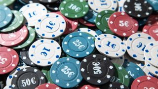 poker chips concept gambling Almanbahis Adres